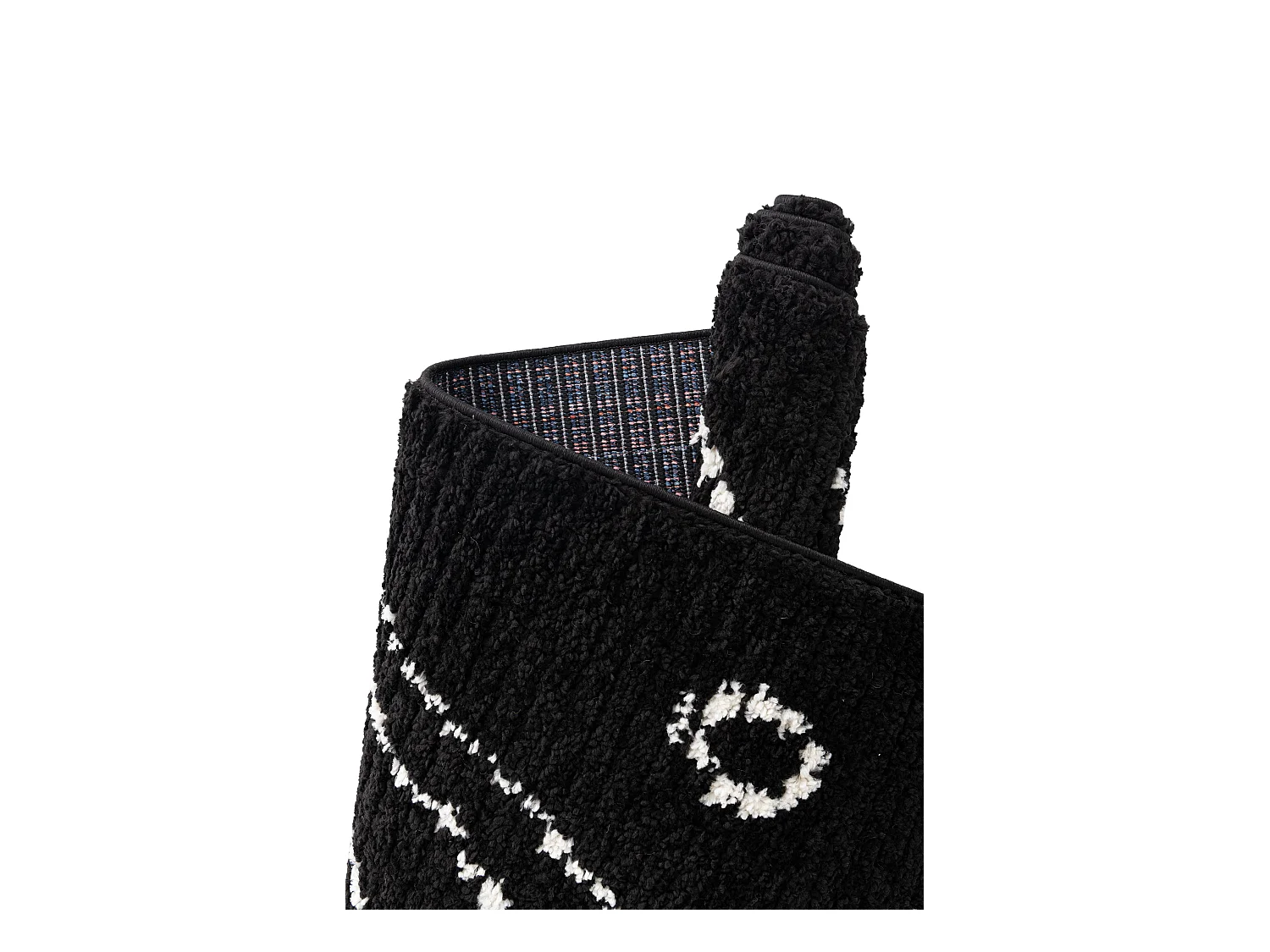 Hoogpolig tapijt 305x80 Zwart Frauenfeld Vaiana