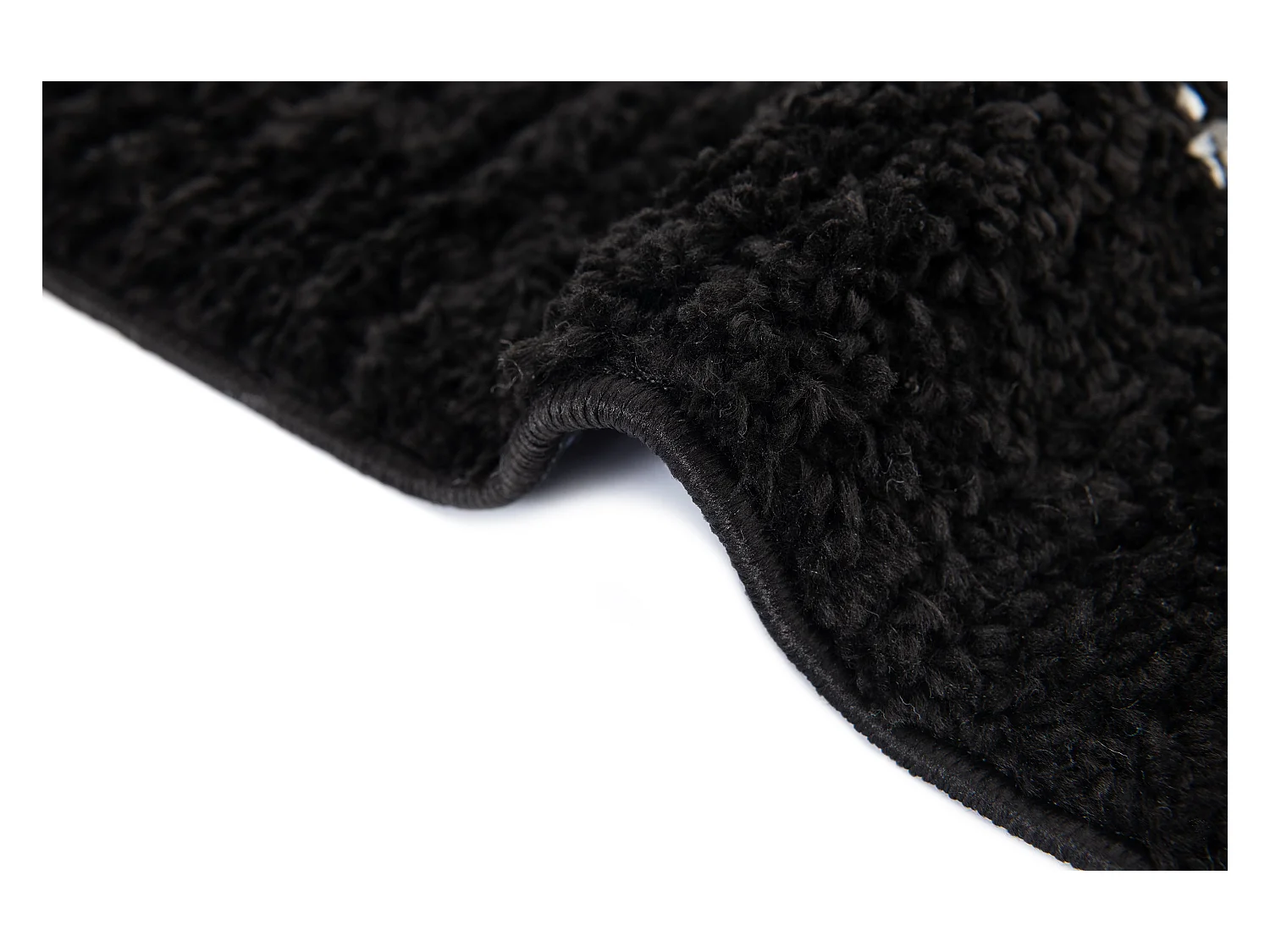 Hoogpolig tapijt 305x80 Zwart Frauenfeld Vaiana