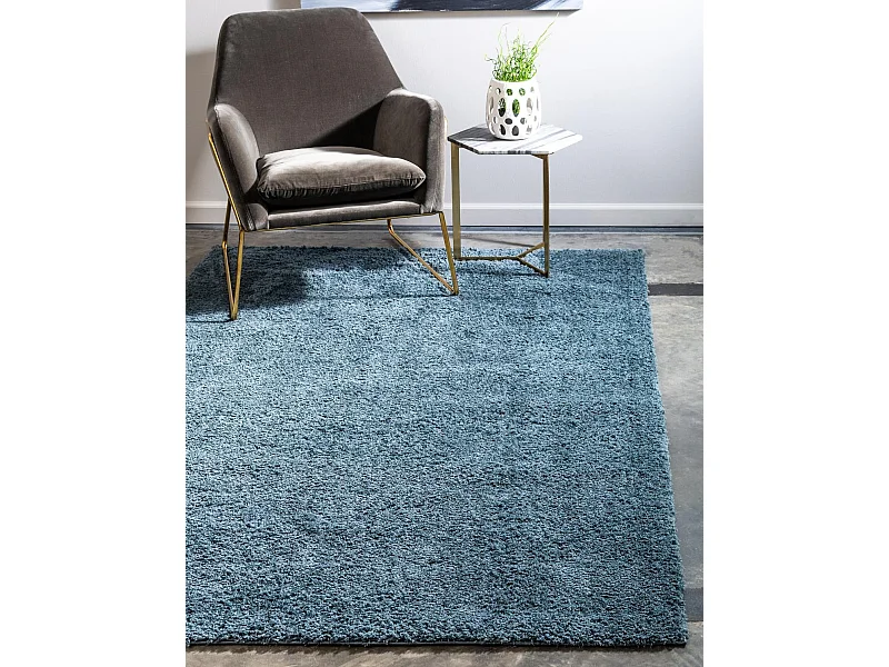 Tapis shaggy 215x305 Bleu Luzern