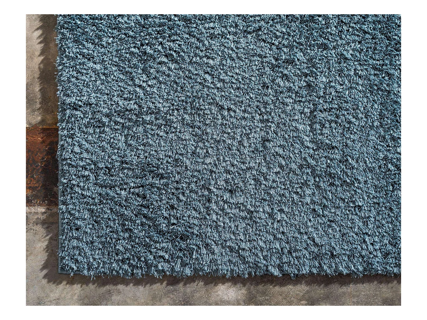 Hochflorteppich 215x305 Blau Luzern