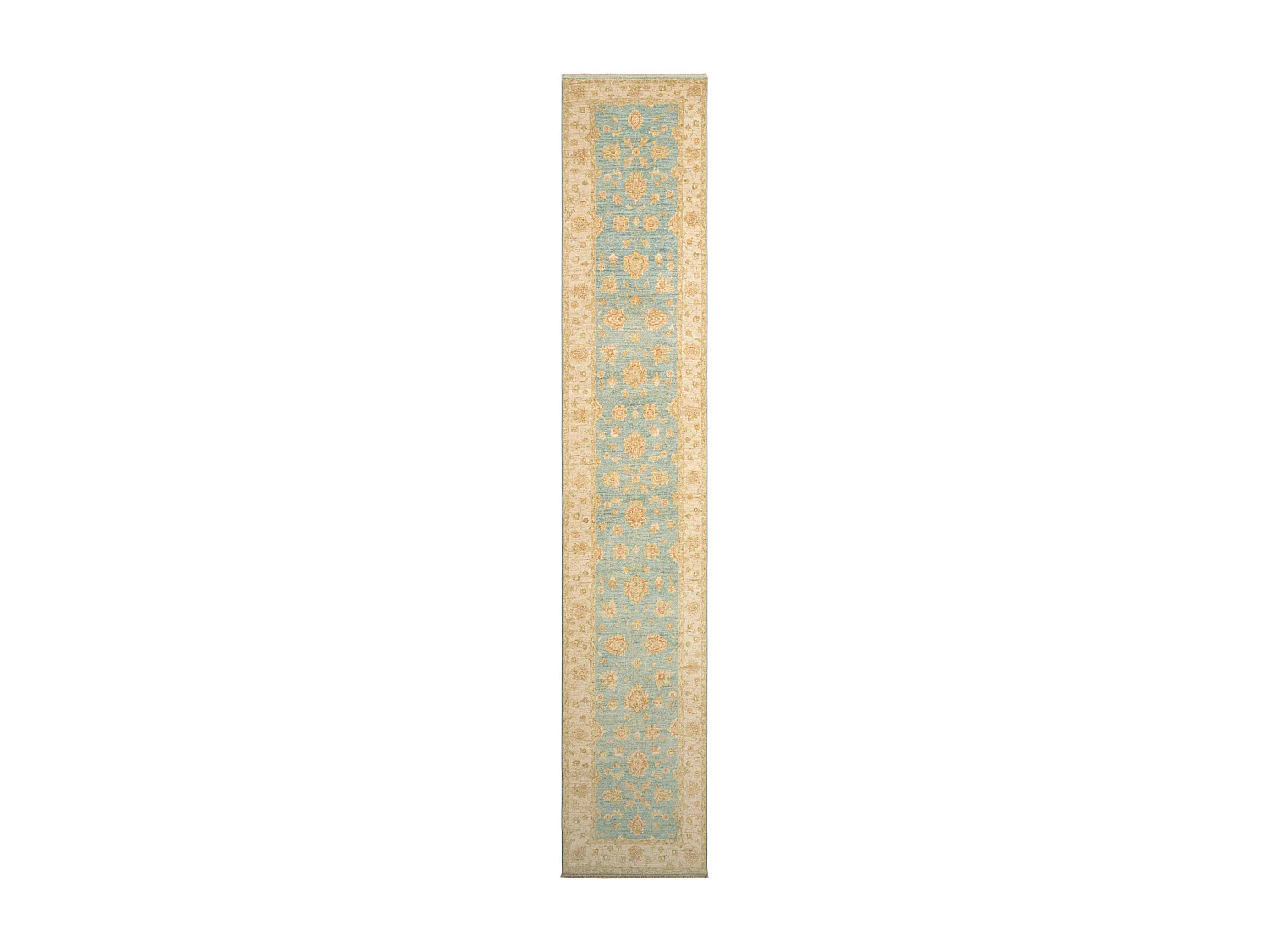 Tapis de couloir en laine 79x449 beige Kaizar