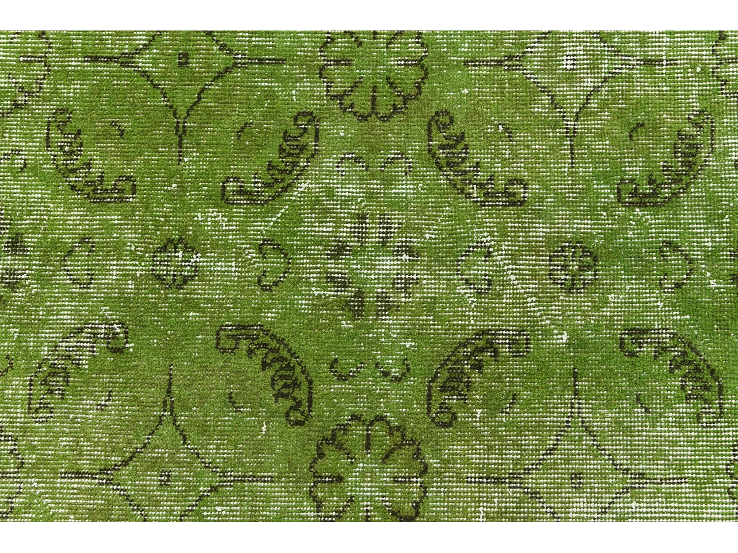 Tapis de laine 155x236 vert Ultra Vintage
