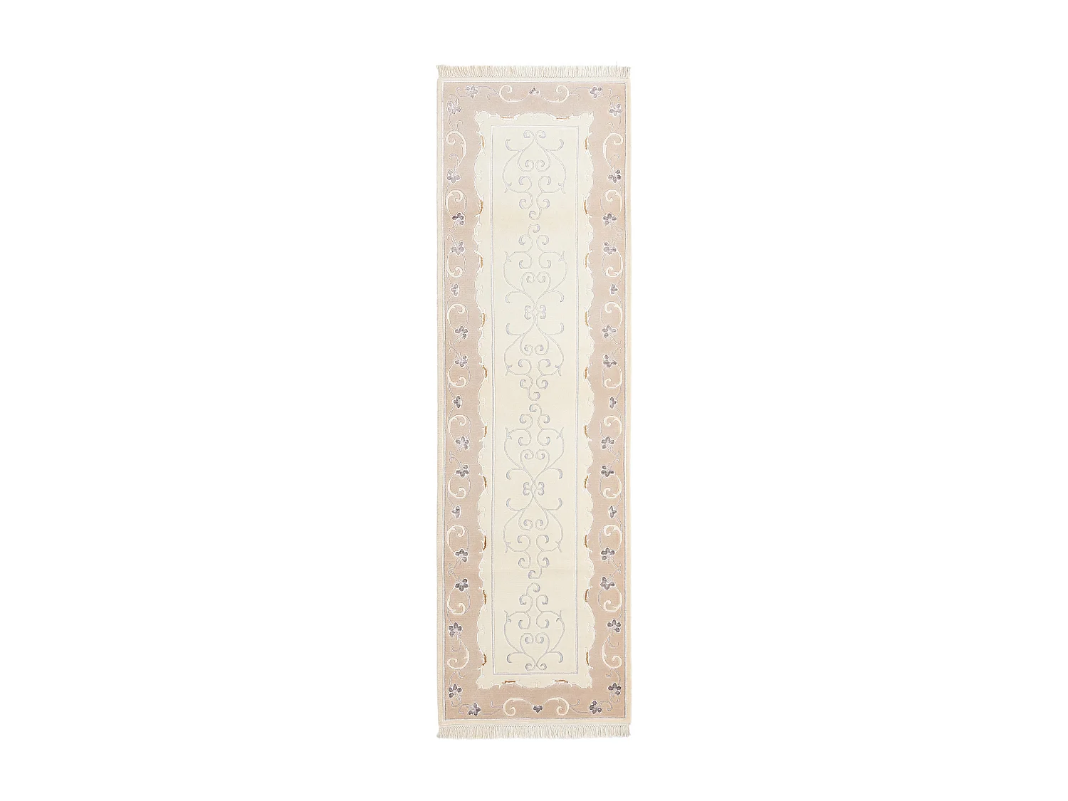 Tappeto per corridoio in lana 89x300 beige Darya