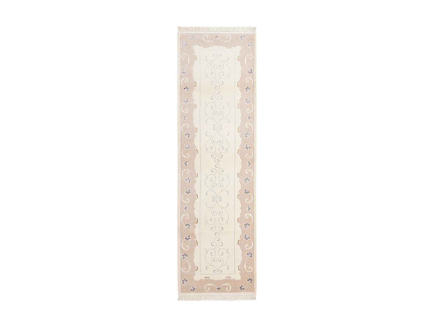 Tappeto per corridoio in lana 89x300 beige Darya