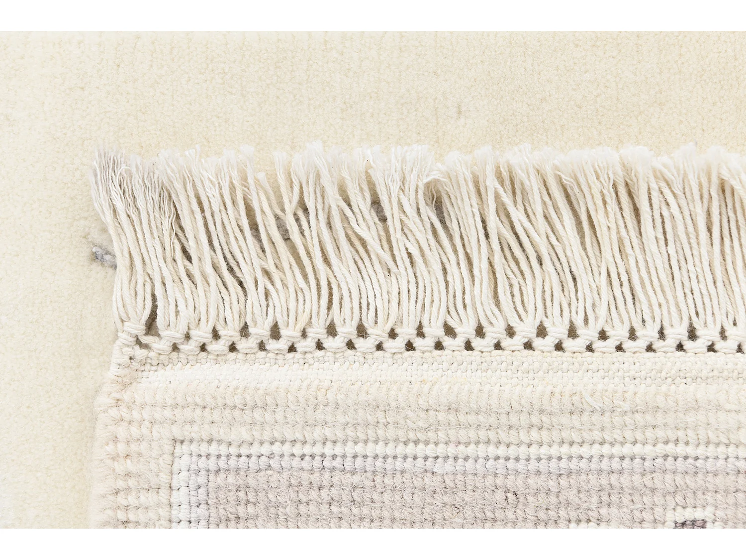 Tapis de couloir en laine 89x300 beige Darya