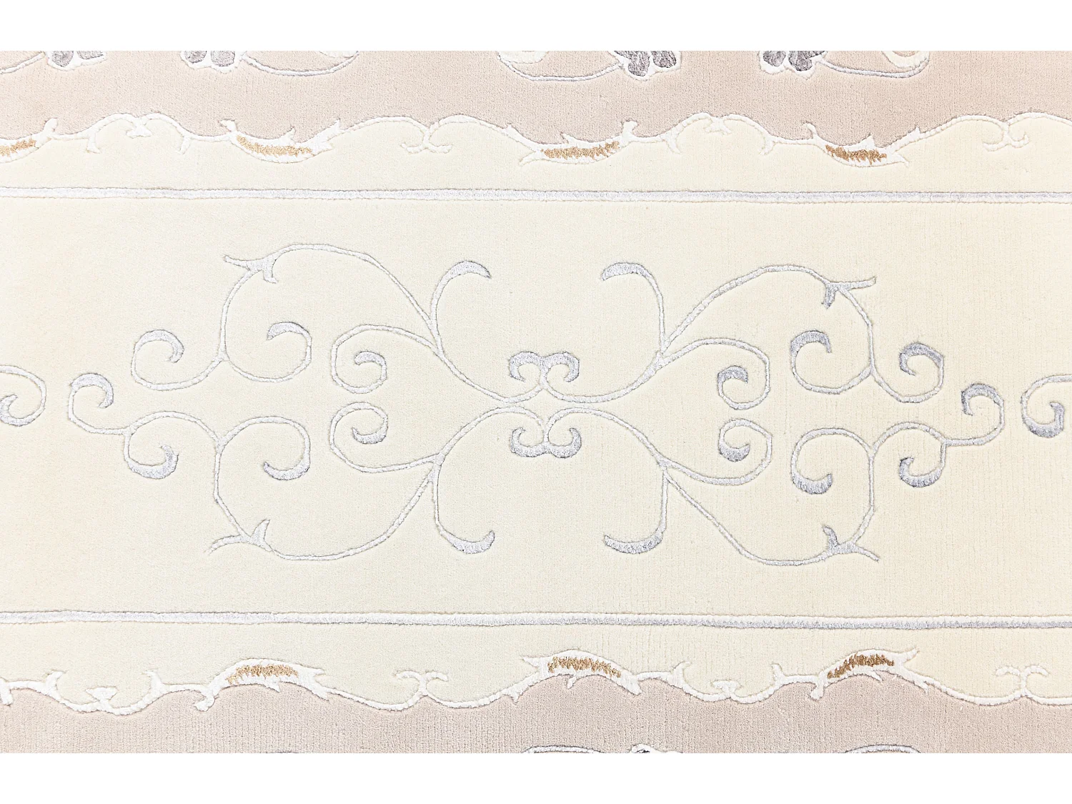 Tapis de couloir en laine 89x300 beige Darya