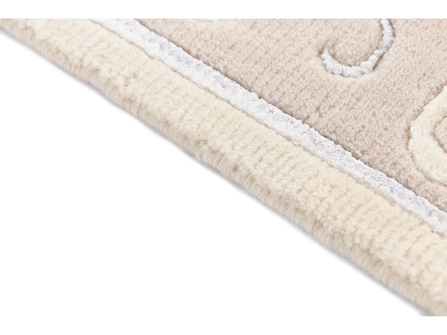 Tapis de couloir en laine 89x300 beige Darya