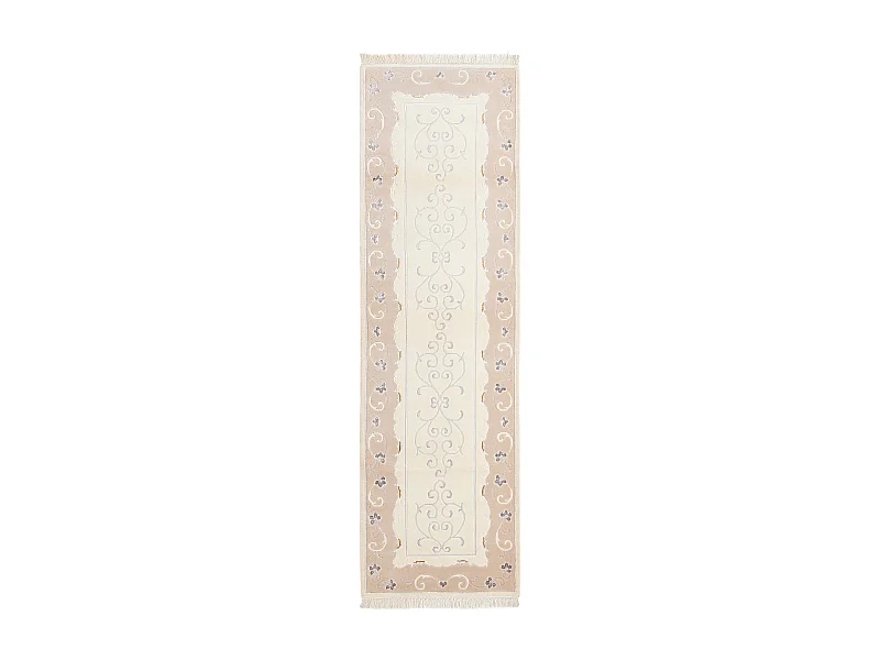 Tapis de couloir en laine 89x300 beige Darya