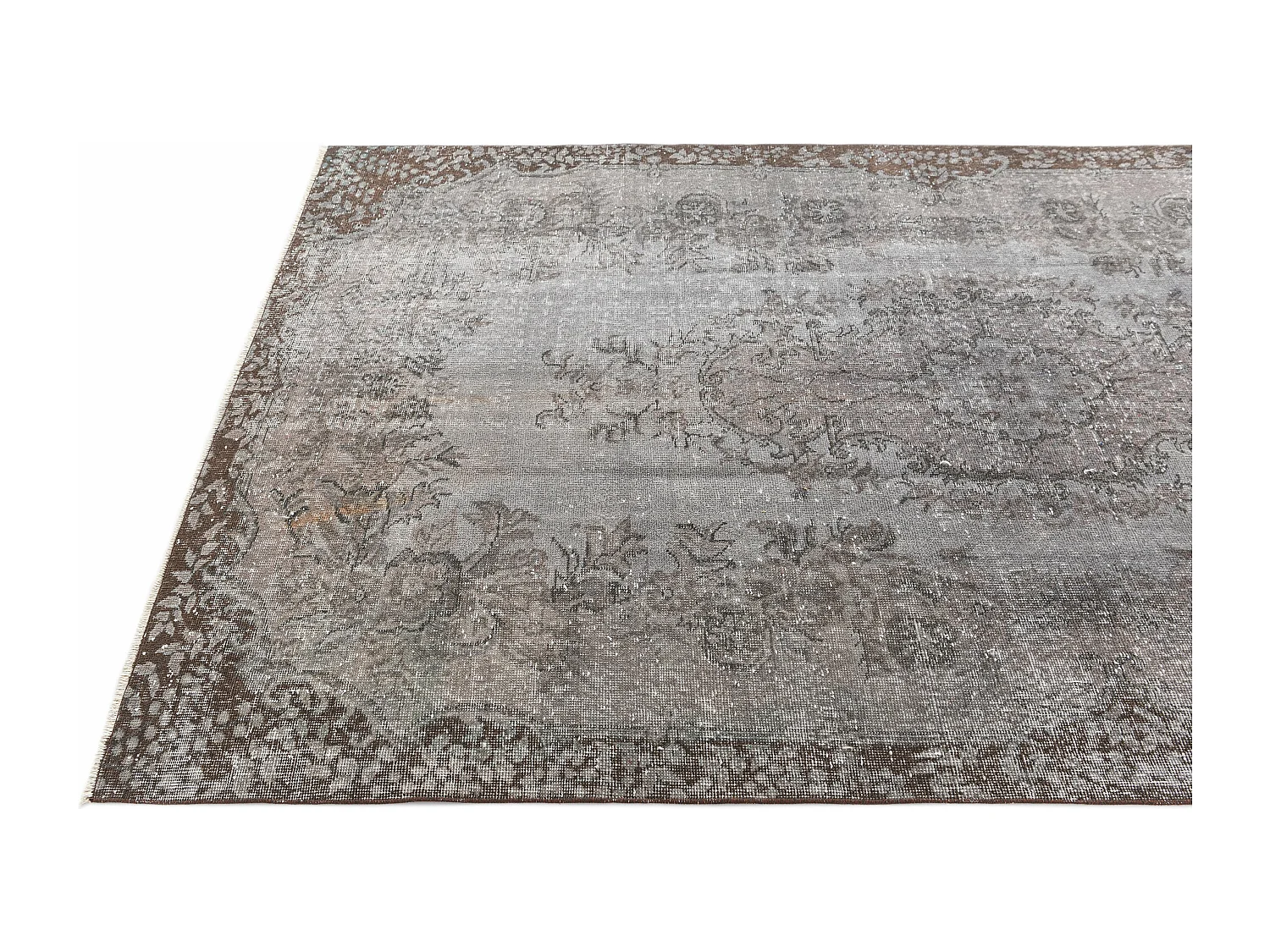 Tapis de laine 168x302 gris Ultra Vintage