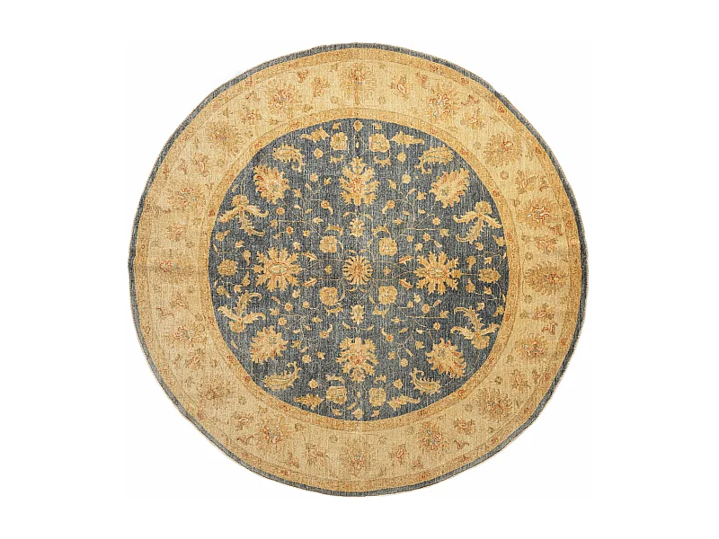 Wollteppich 248x250 Blau Kaizar