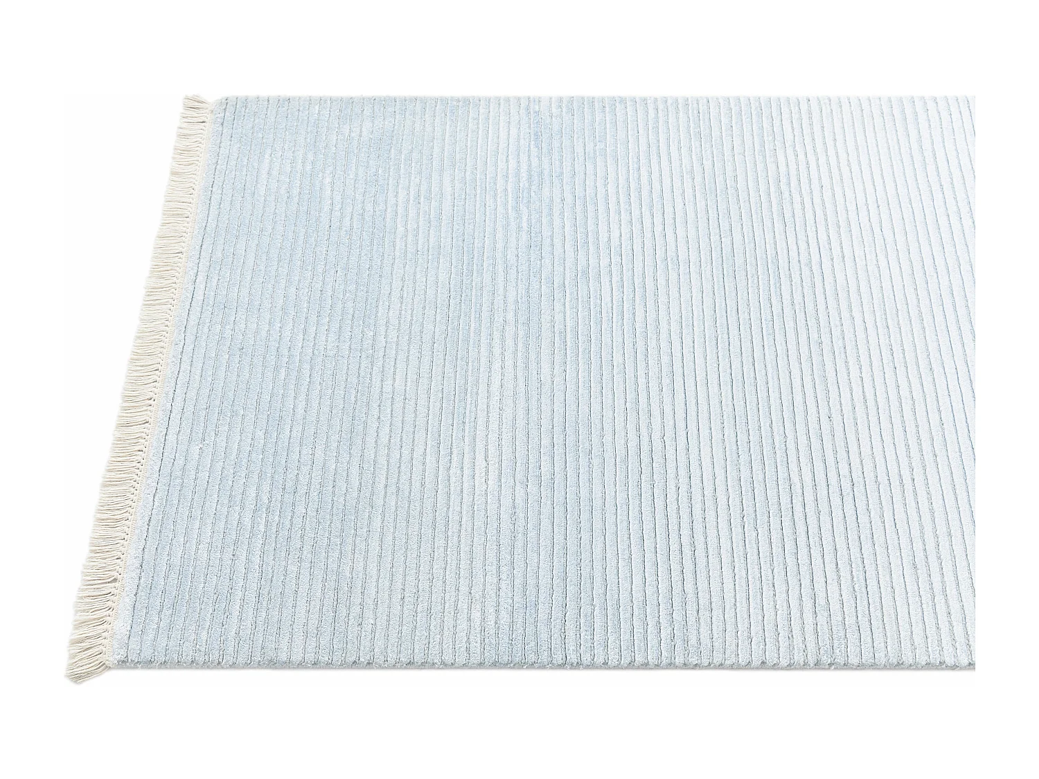 Läufer-Wollteppich 79x201 Blau Darya