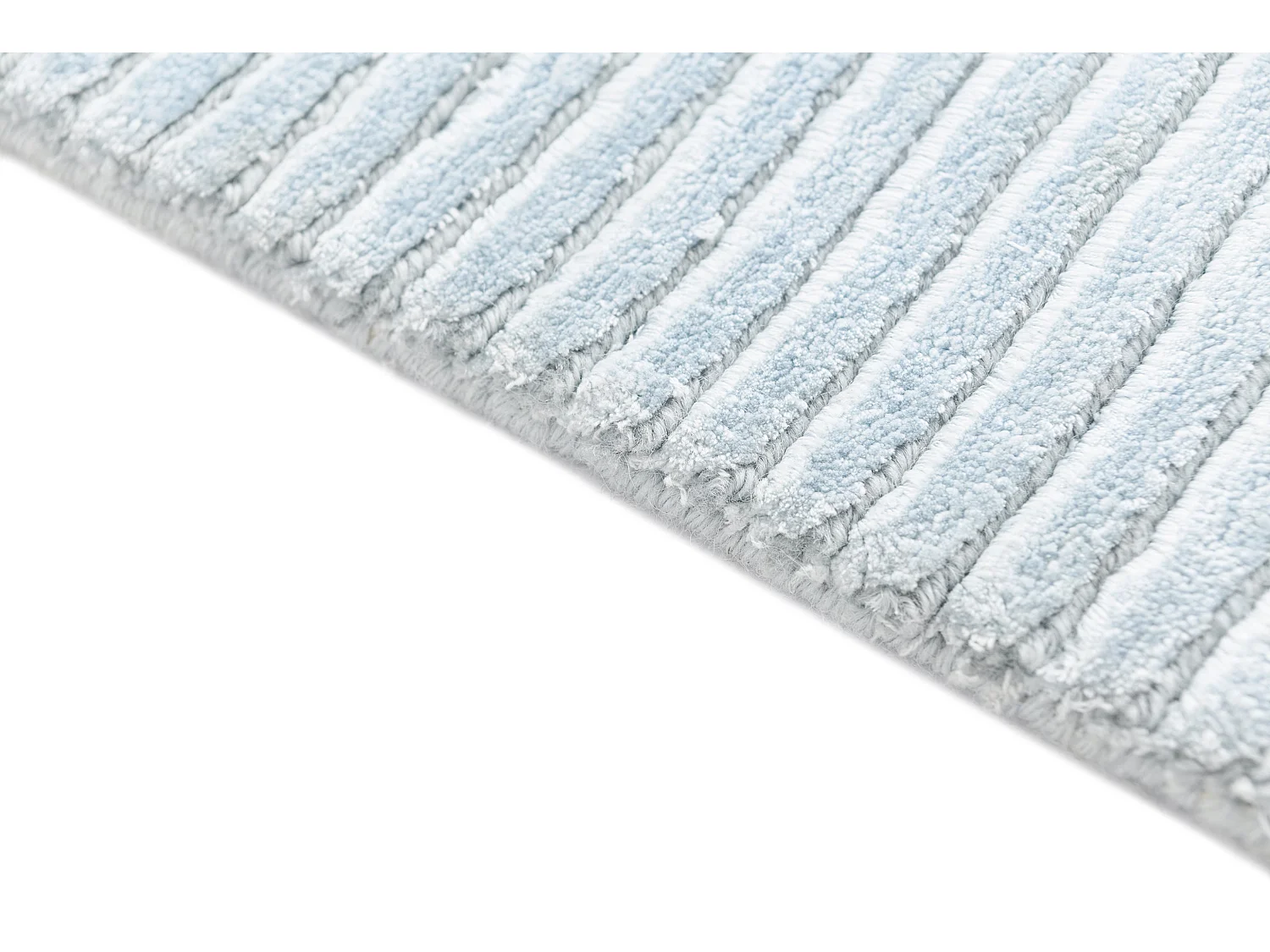 Tapis de couloir en laine 79x201 bleu Darya