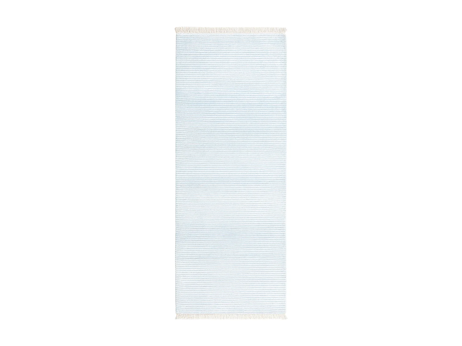 Tapis de couloir en laine 79x201 bleu Darya