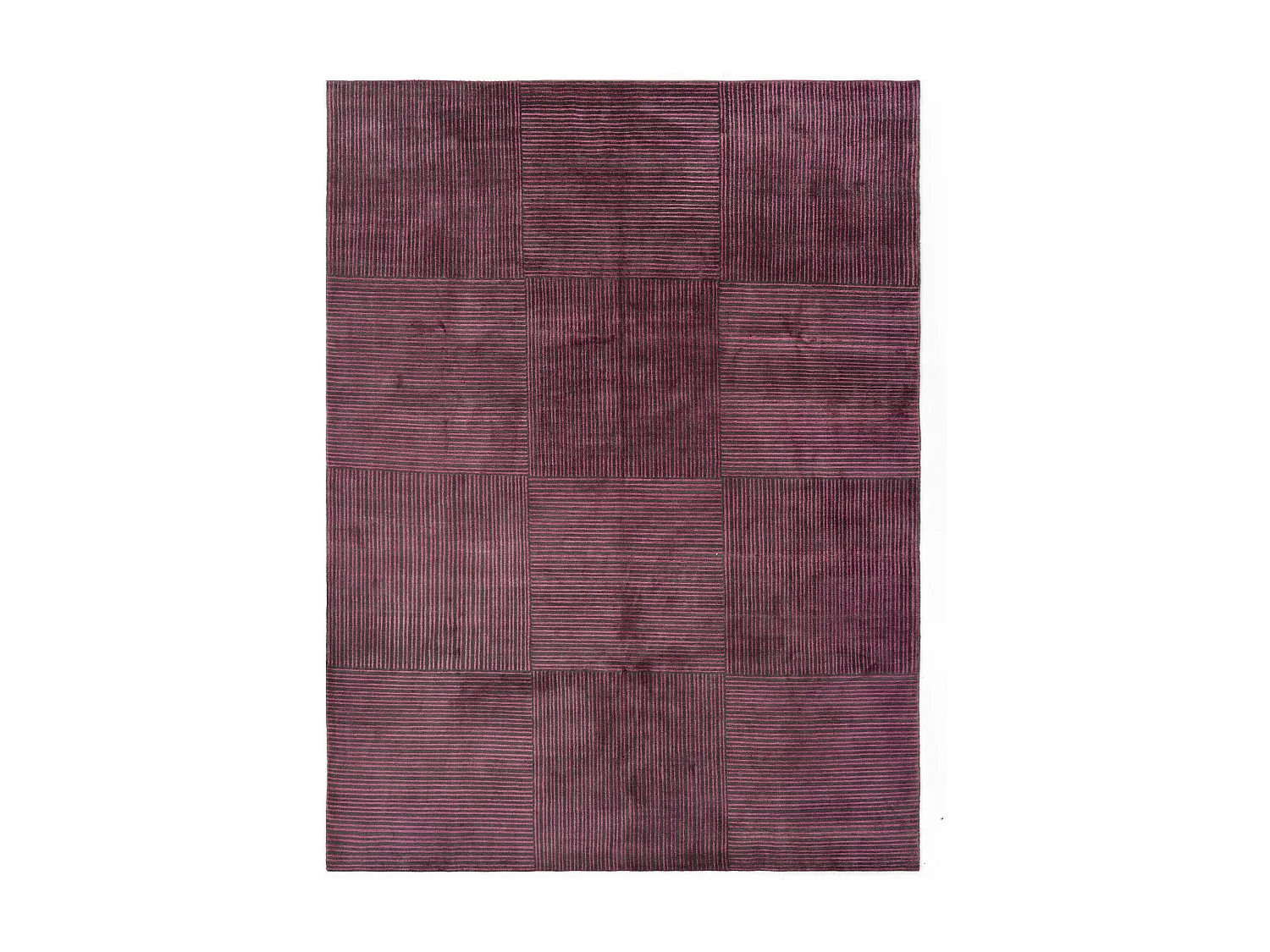 Tappeto in lana 230x299 grigio Modern Nehmo