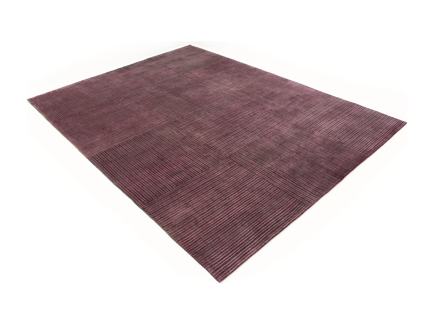 Tappeto in lana 230x299 grigio Modern Nehmo