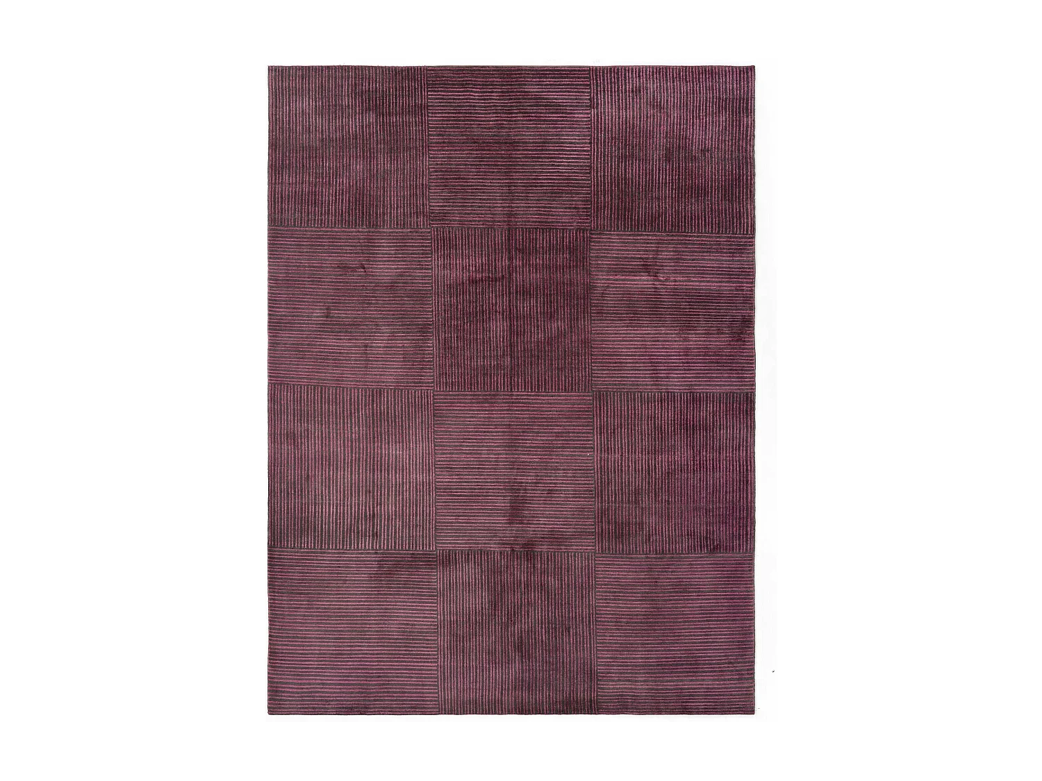 Tappeto in lana 230x299 grigio Modern Nehmo