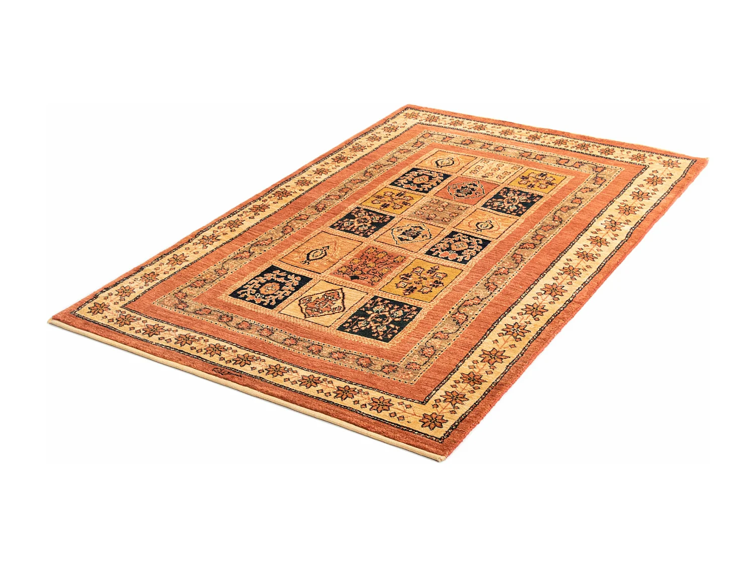 Tapis de laine 104x165 rouge Kashkuli