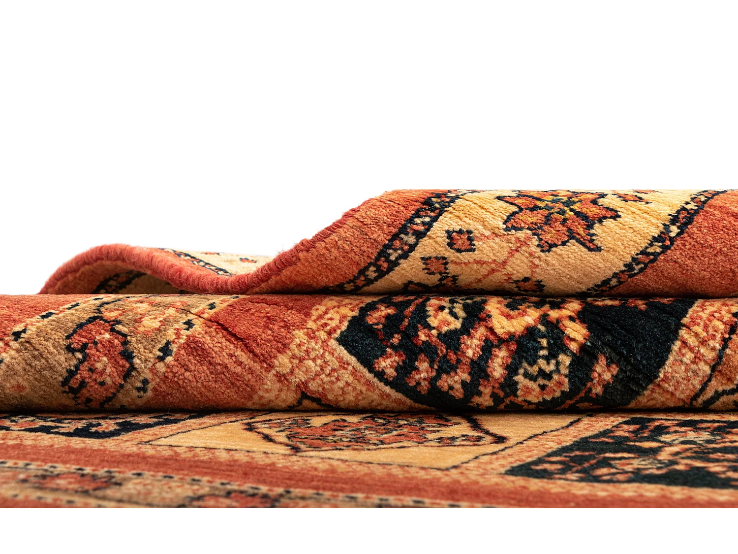 Tapis de laine 104x165 rouge Kashkuli