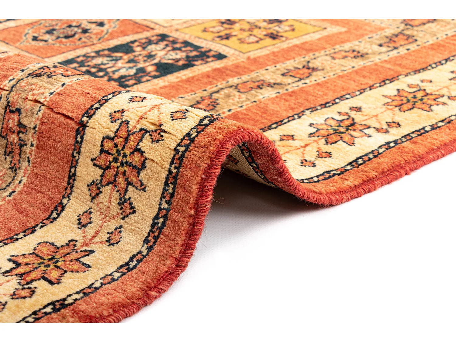 Tapis de laine 104x165 rouge Kashkuli