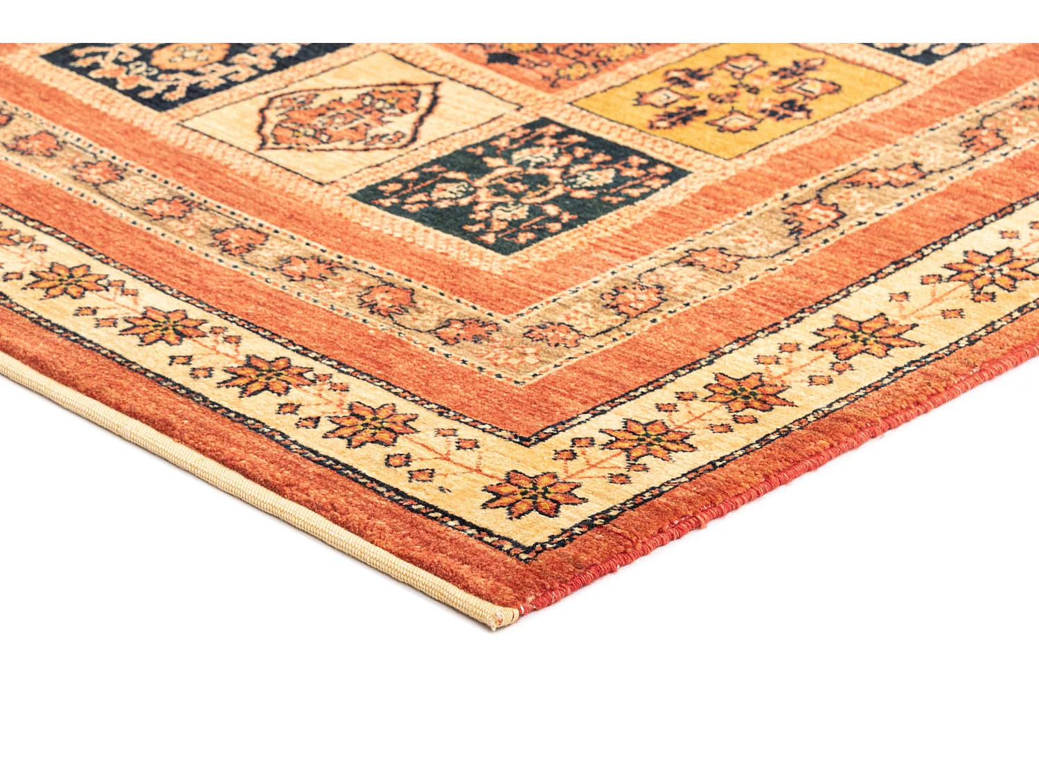 Tapis de laine 104x165 rouge Kashkuli