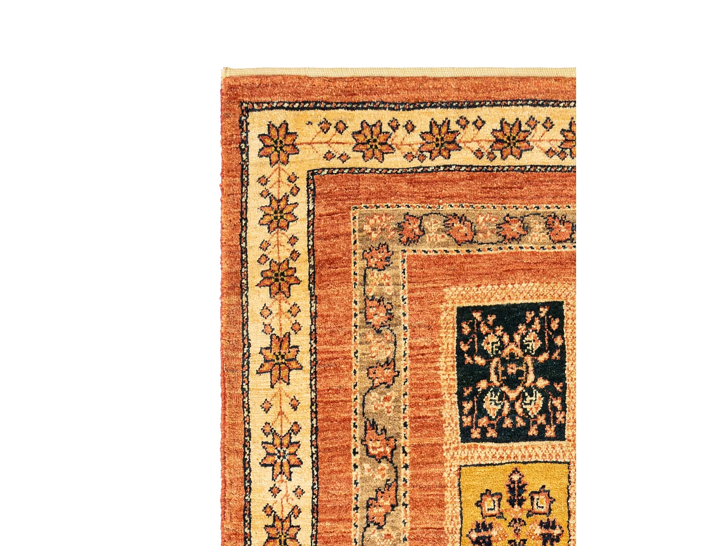 Tapis de laine 104x165 rouge Kashkuli