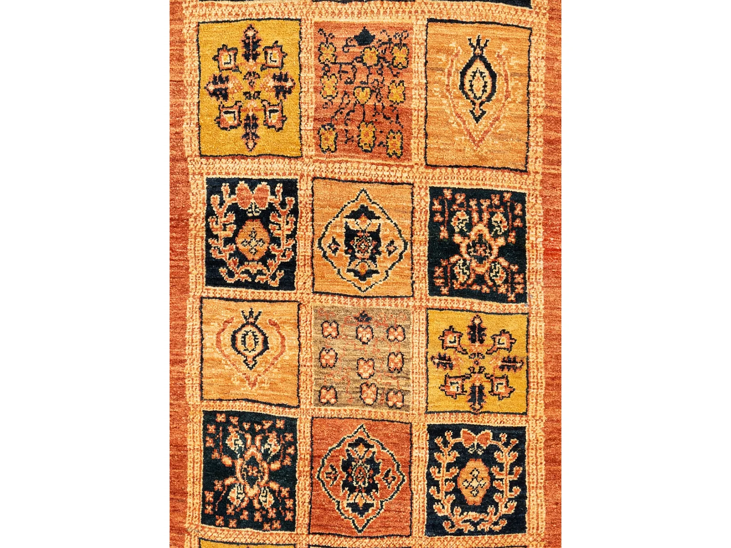 Tapis de laine 104x165 rouge Kashkuli