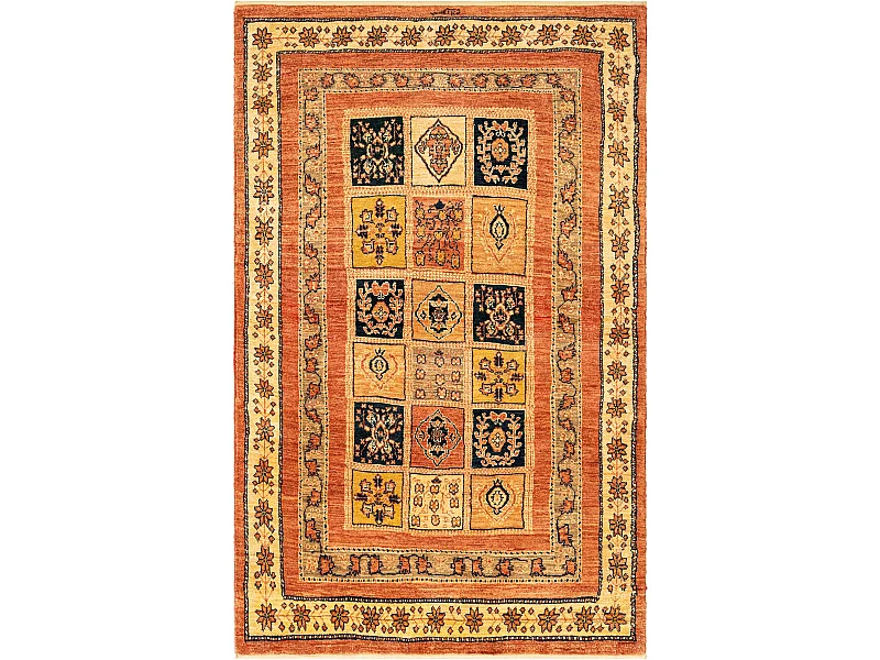 Tapis de laine 104x165 rouge Kashkuli