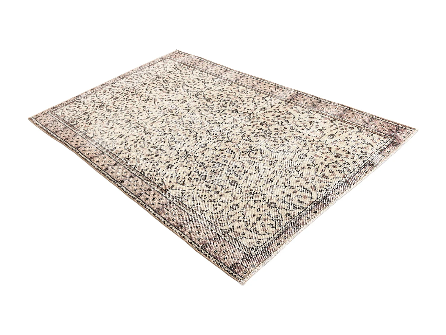 Tappeto in lana 117x188 beige Ultra Vintage