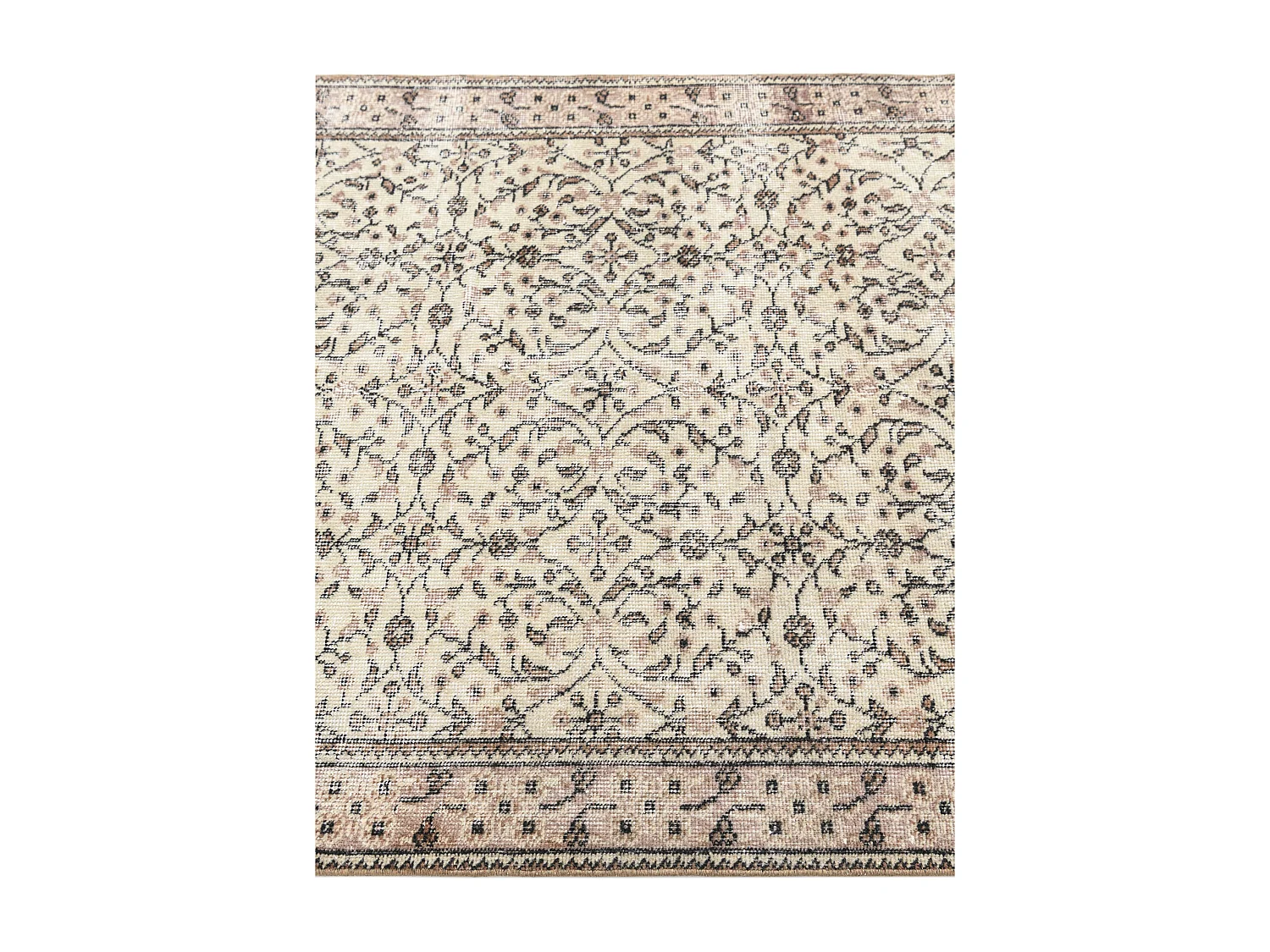 Tappeto in lana 117x188 beige Ultra Vintage