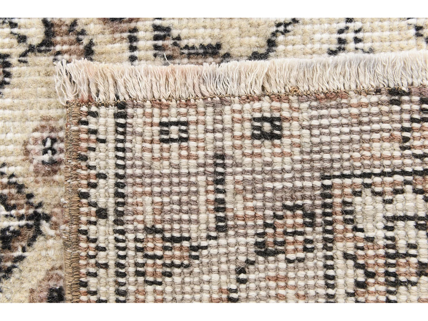 Tappeto in lana 117x188 beige Ultra Vintage