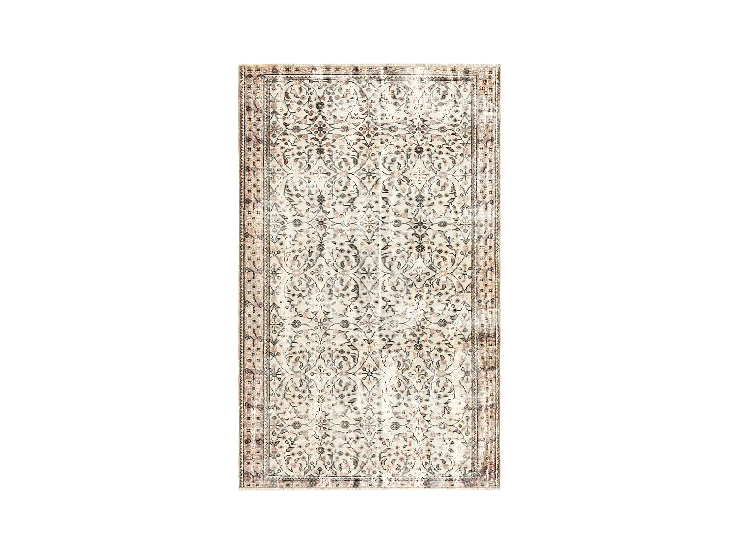 Tapis de laine 117x188 beige Ultra Vintage