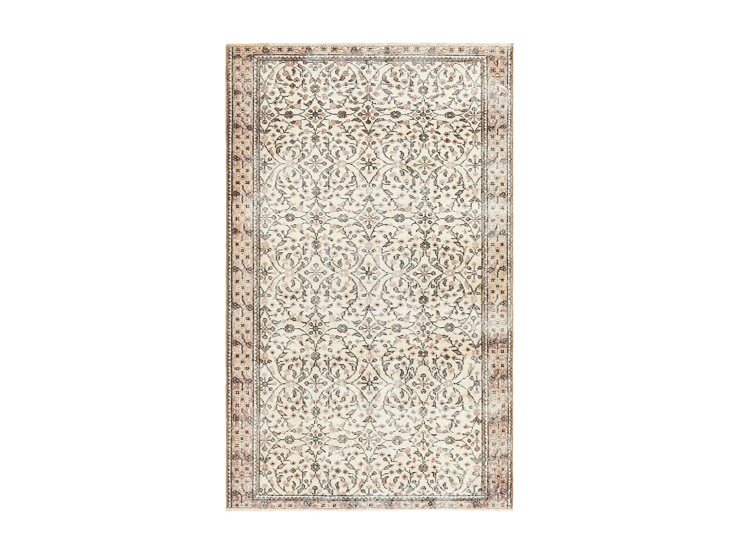 Tapis de laine 117x188 beige Ultra Vintage