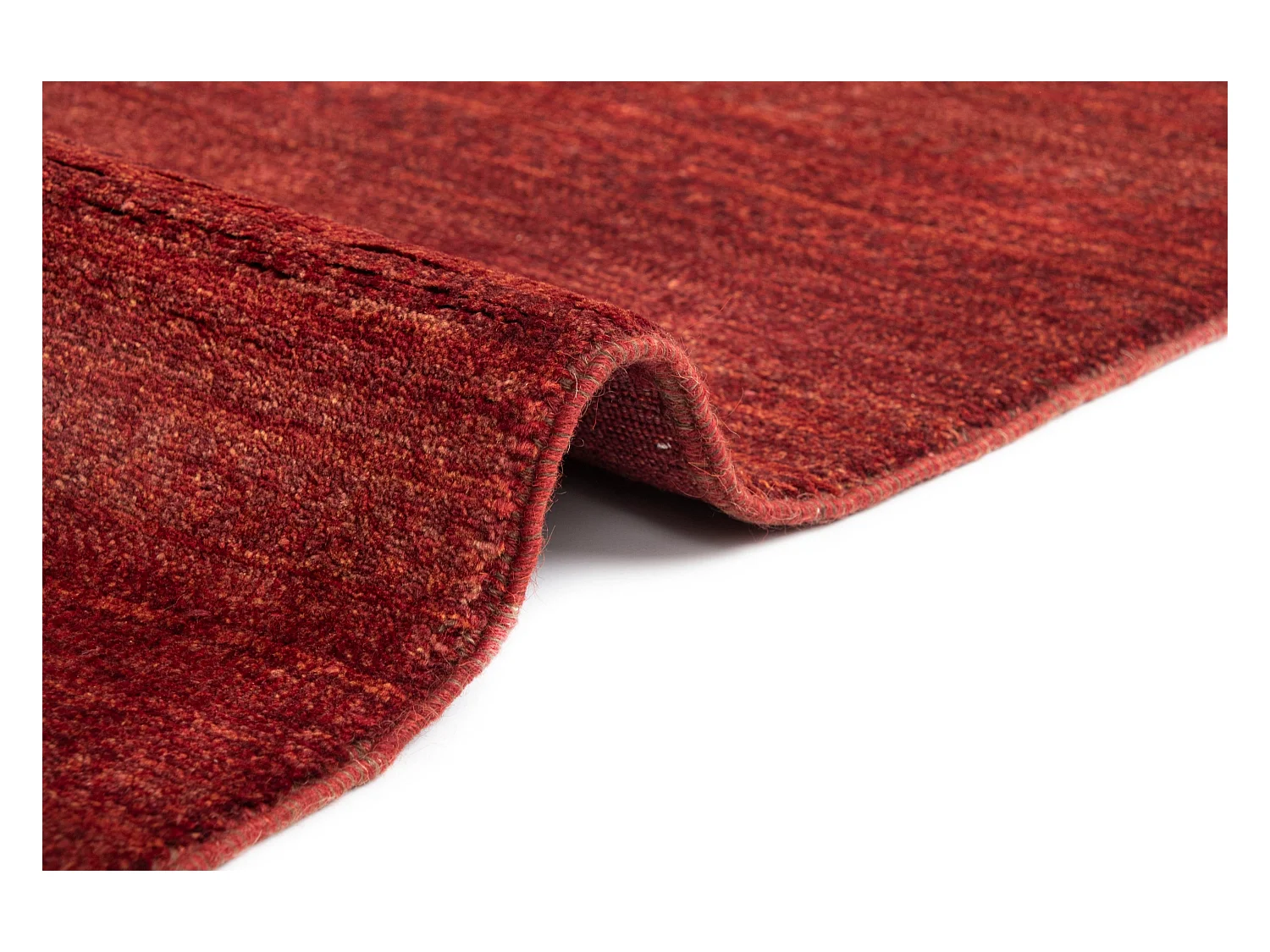 Tapis de laine 130x199 rouge Juma
