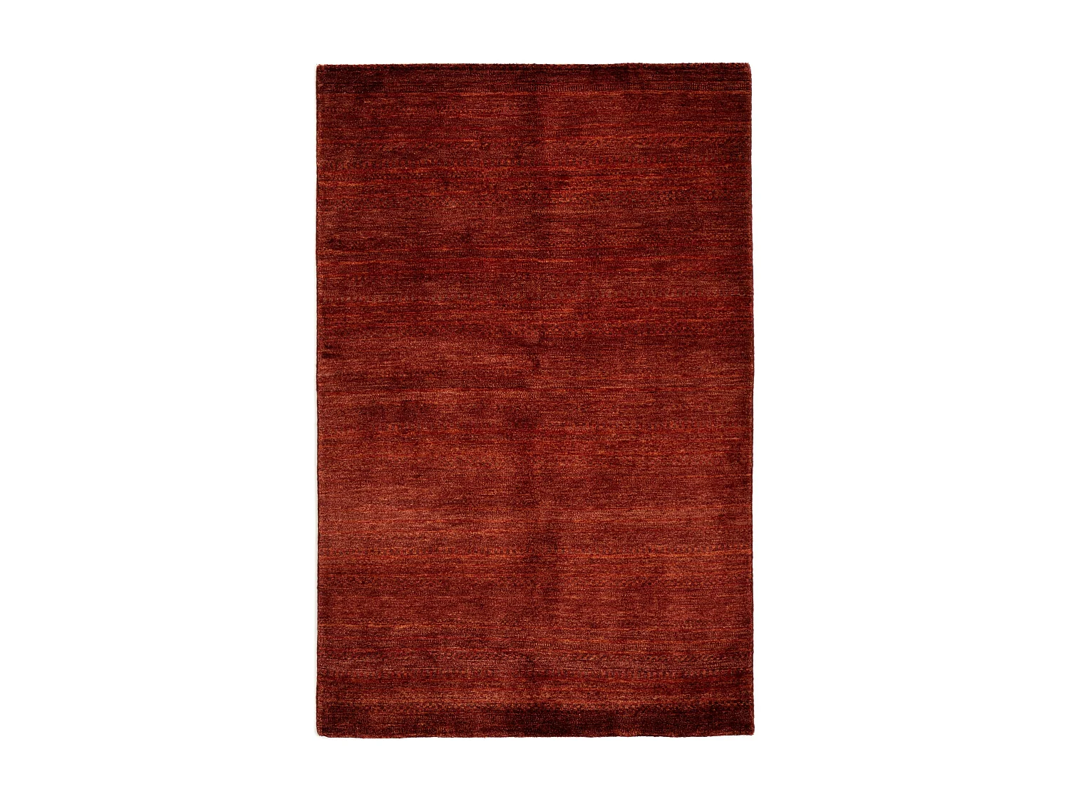 Tapis de laine 130x199 rouge Juma