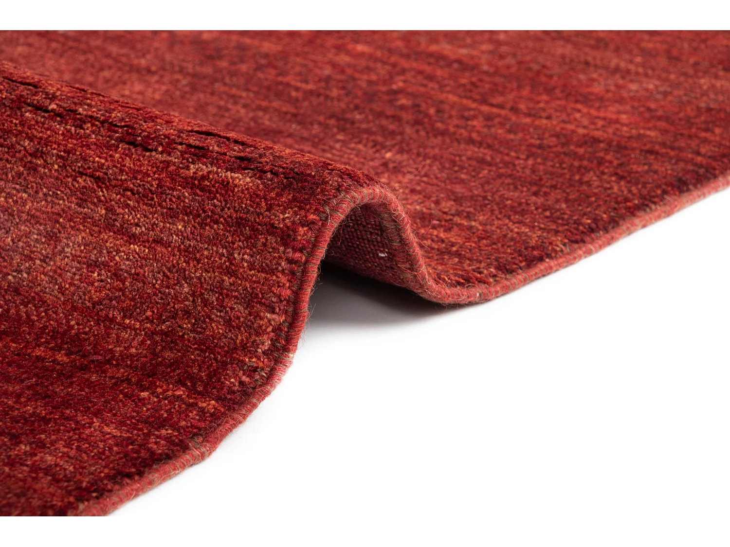 Tapis de laine 130x199 rouge Juma