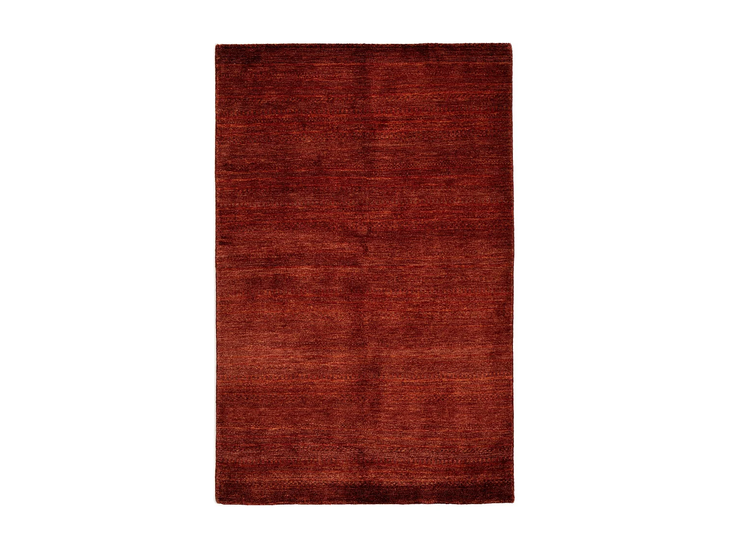 Tapis de laine 130x199 rouge Juma