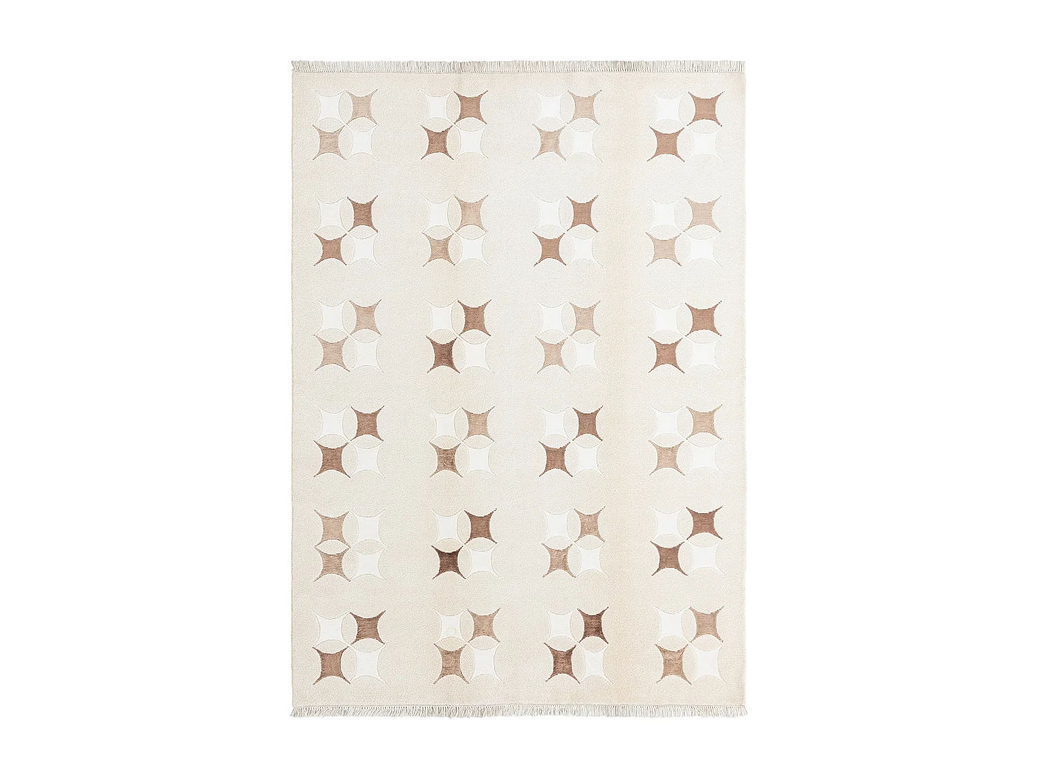 Tapis de laine 168x239 beige Darya