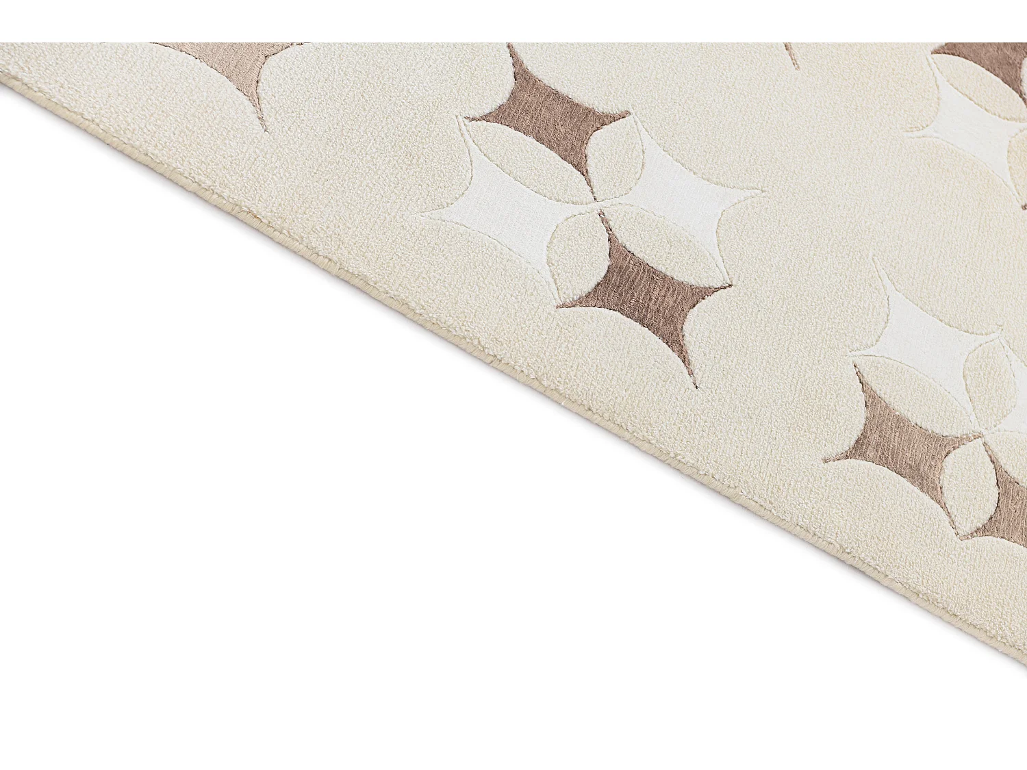 Tapis de laine 168x239 beige Darya