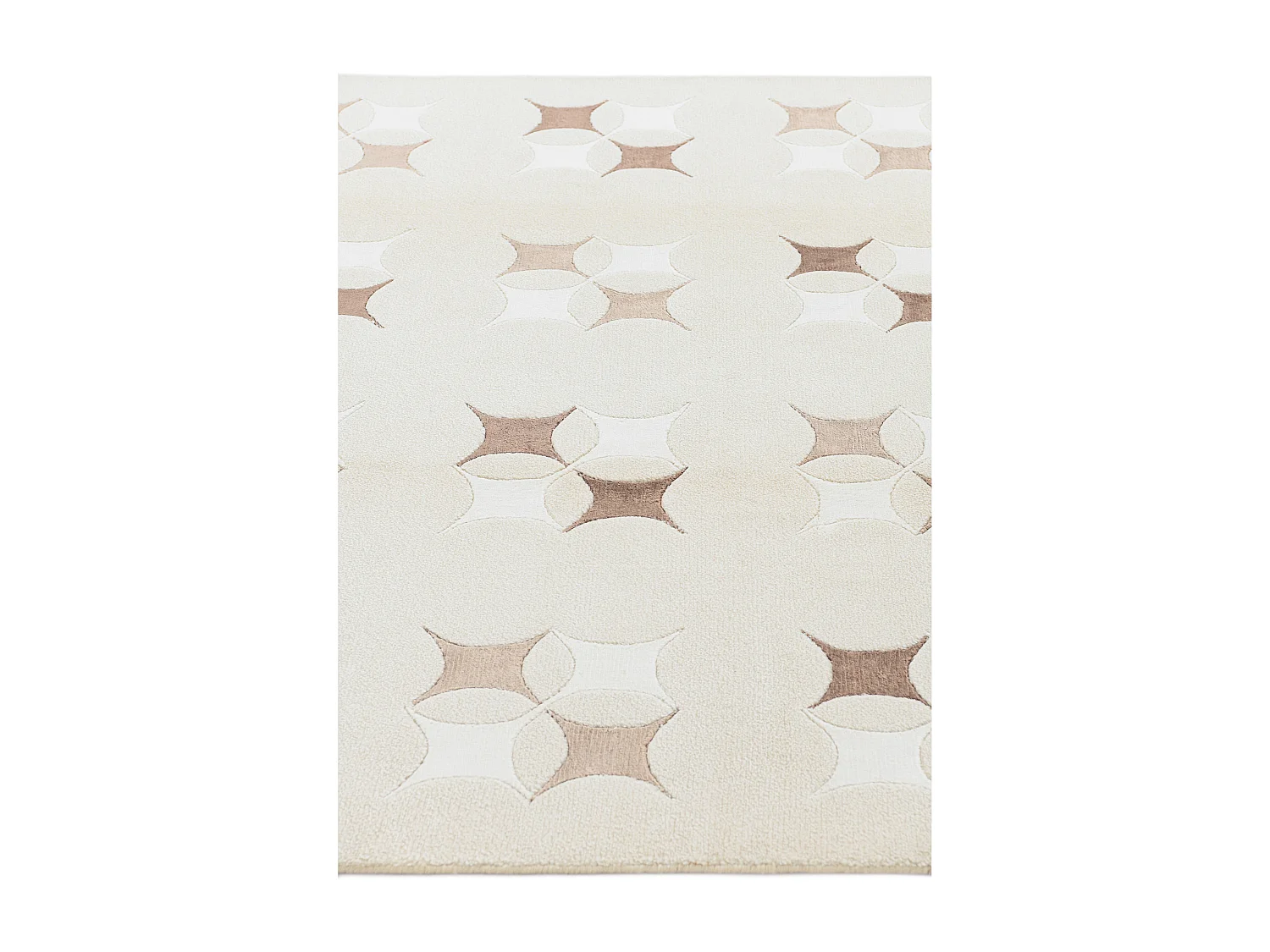 Tapis de laine 168x239 beige Darya