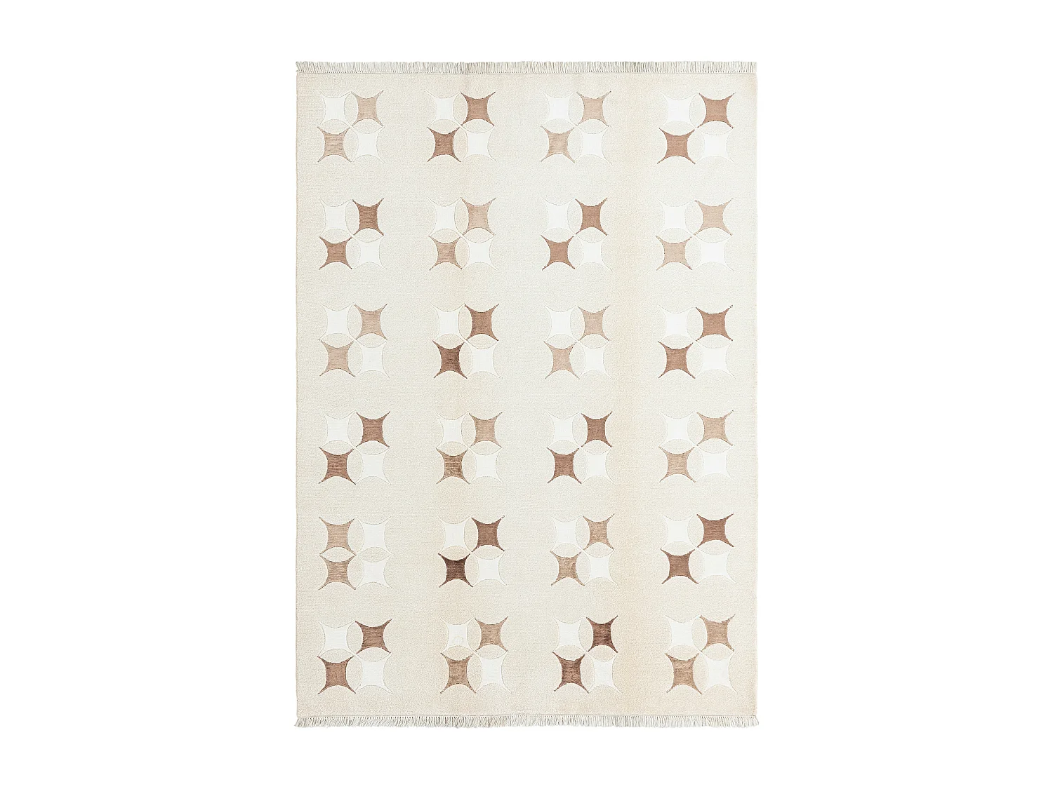 Tapis de laine 168x239 beige Darya