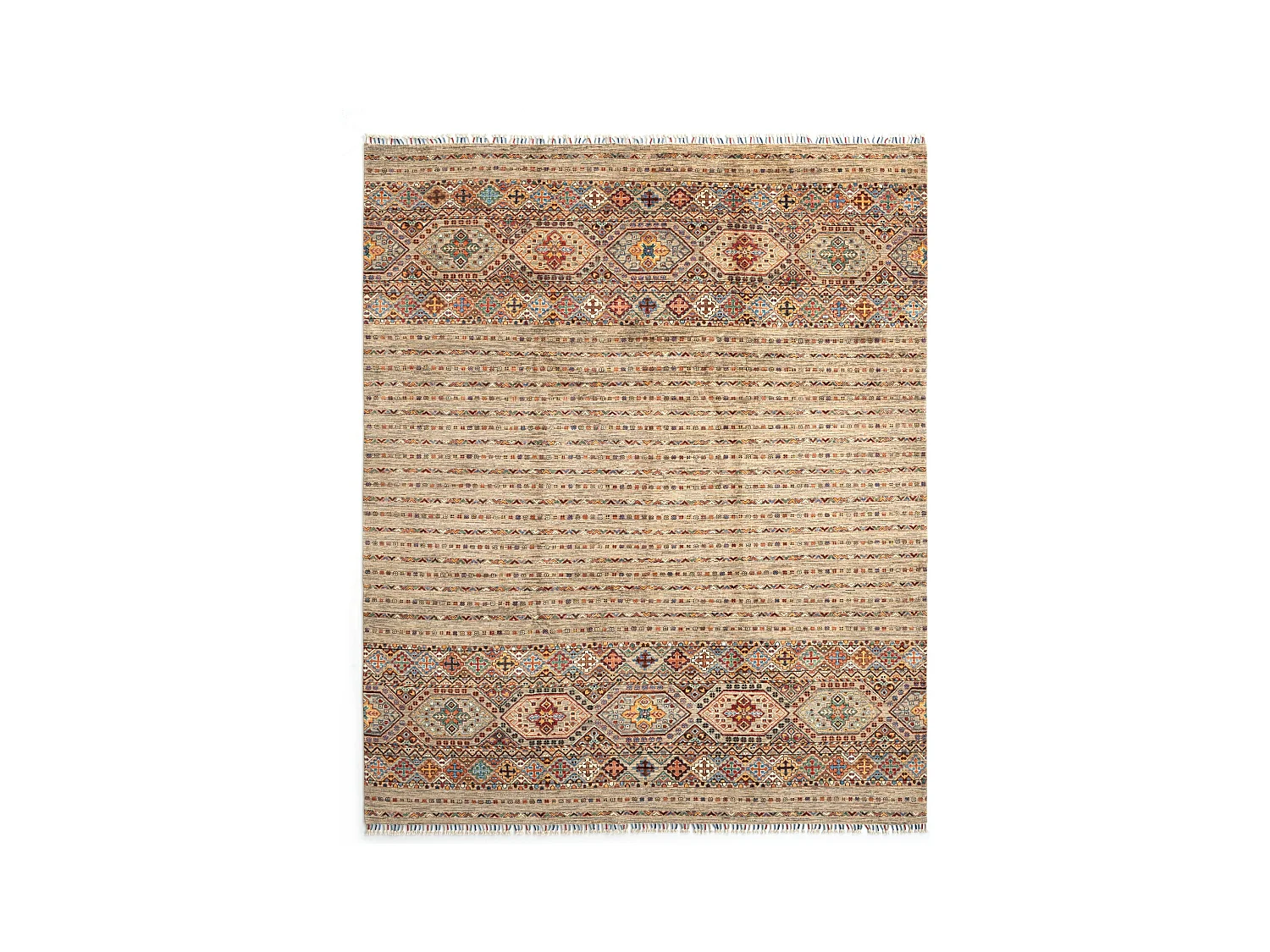 Tapis de laine 242x296 brun Torkman