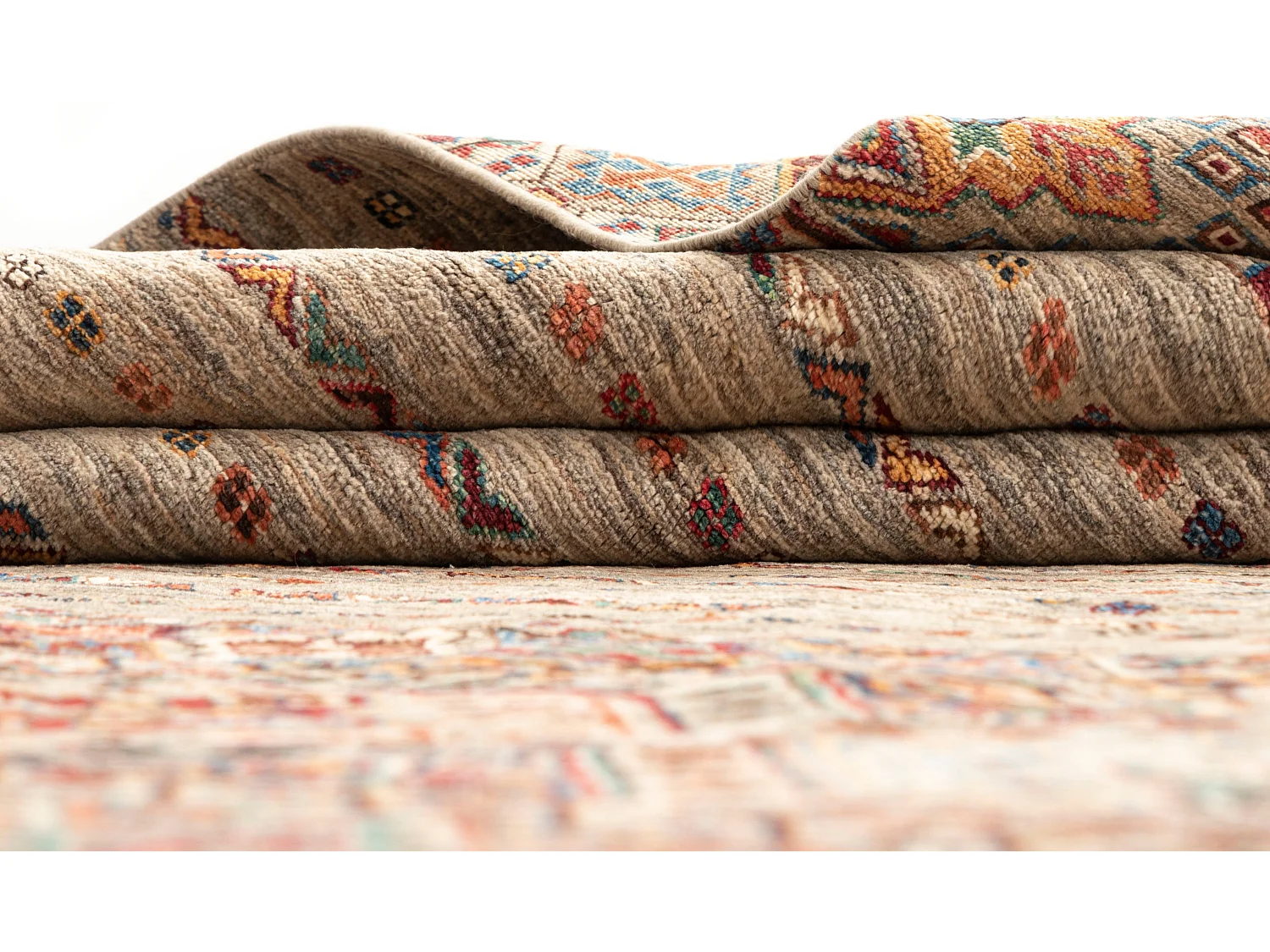 Tappeto in lana 242x296 marrone Torkman