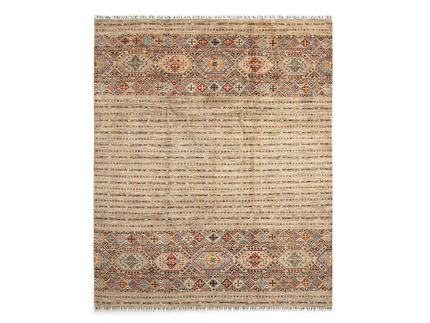 Tappeto in lana 242x296 marrone Torkman