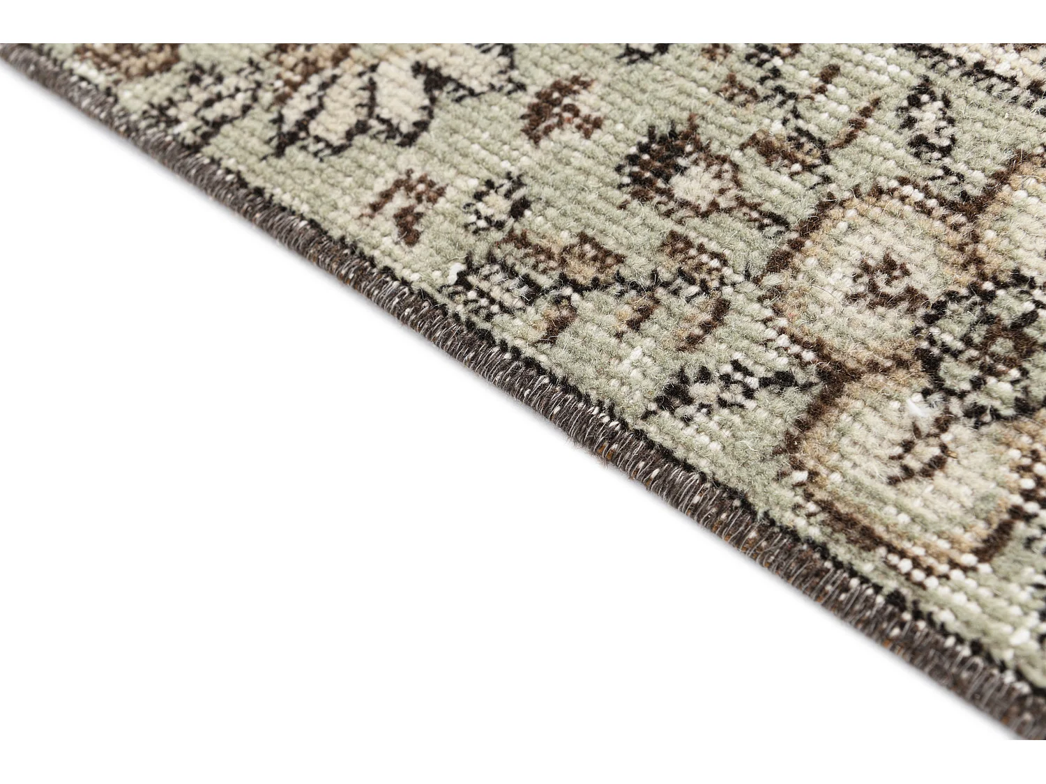 Tapis de laine 124x236 brun Ultra Vintage