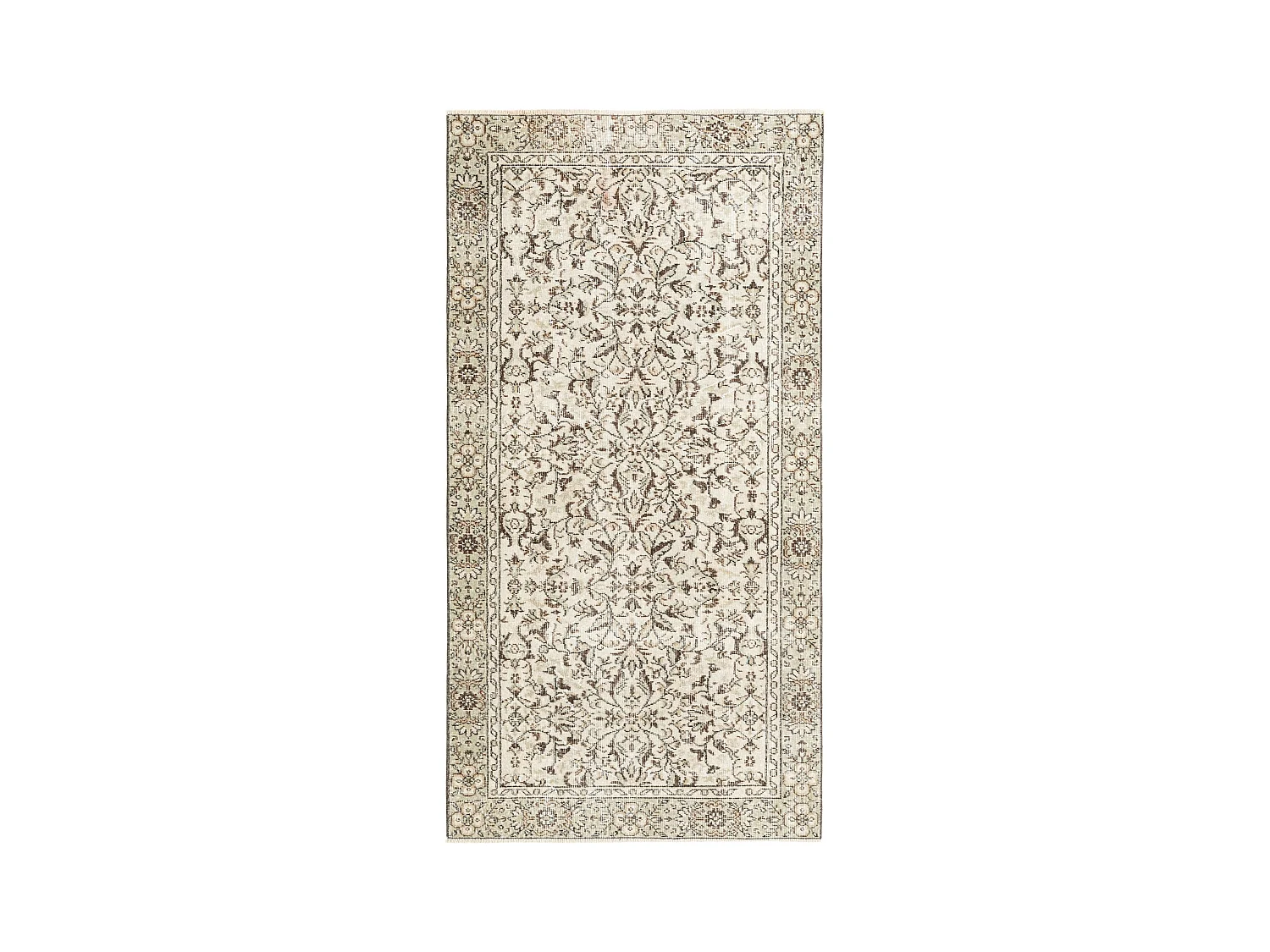 Tapis de laine 124x236 brun Ultra Vintage