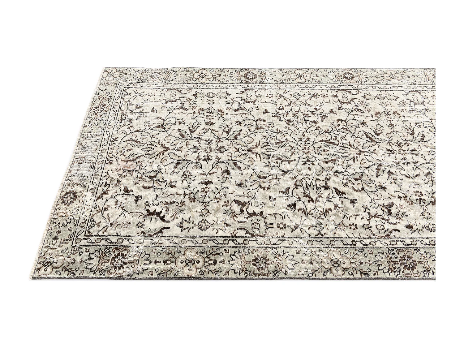 Tapis de laine 124x236 brun Ultra Vintage