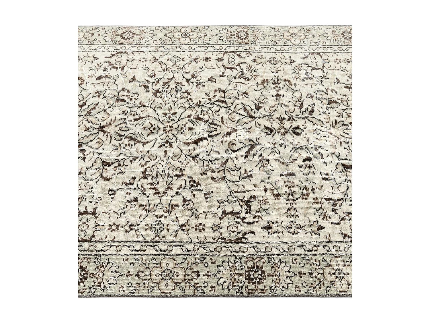 Tapis de laine 124x236 brun Ultra Vintage