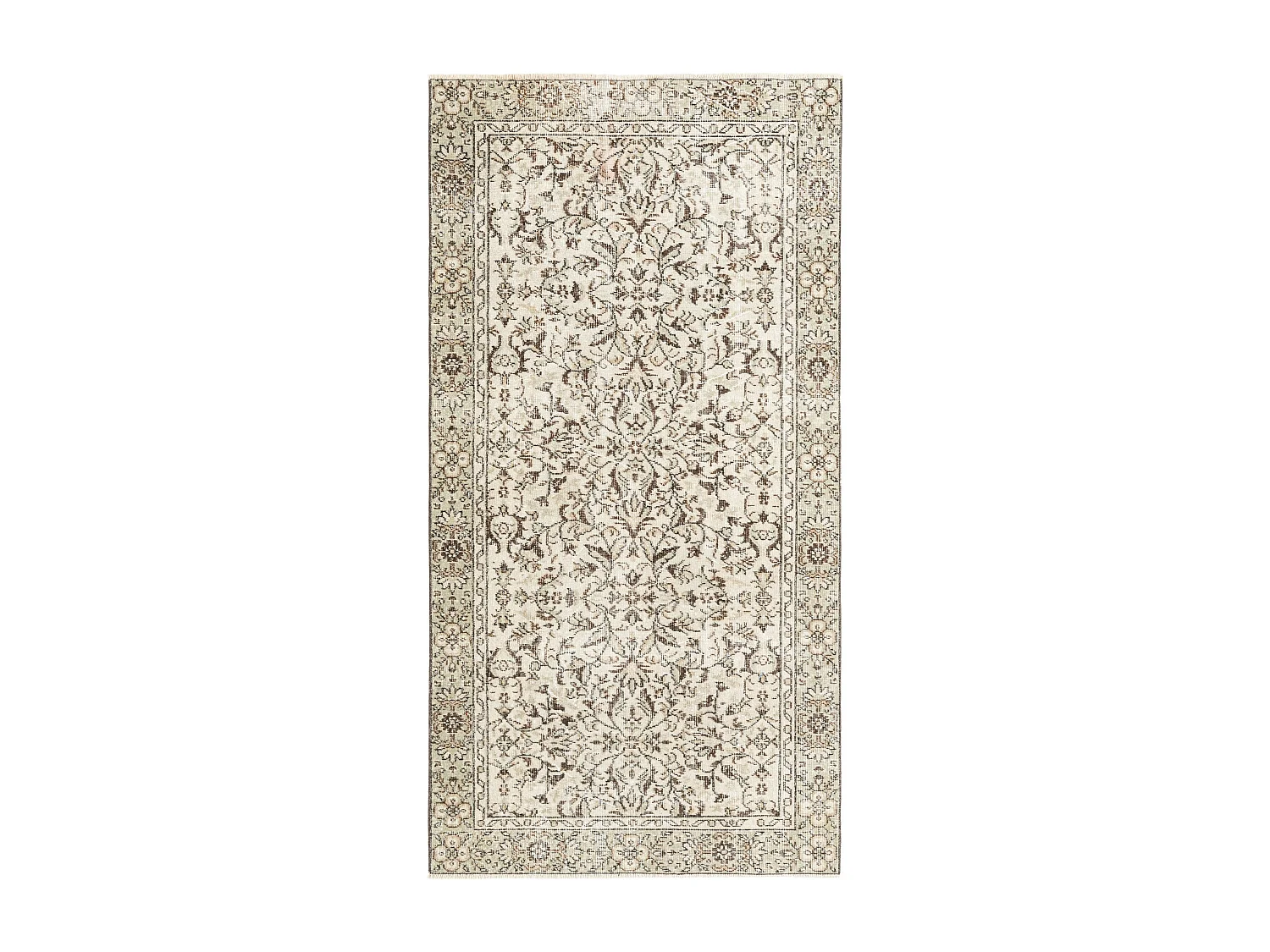 Tapis de laine 124x236 brun Ultra Vintage