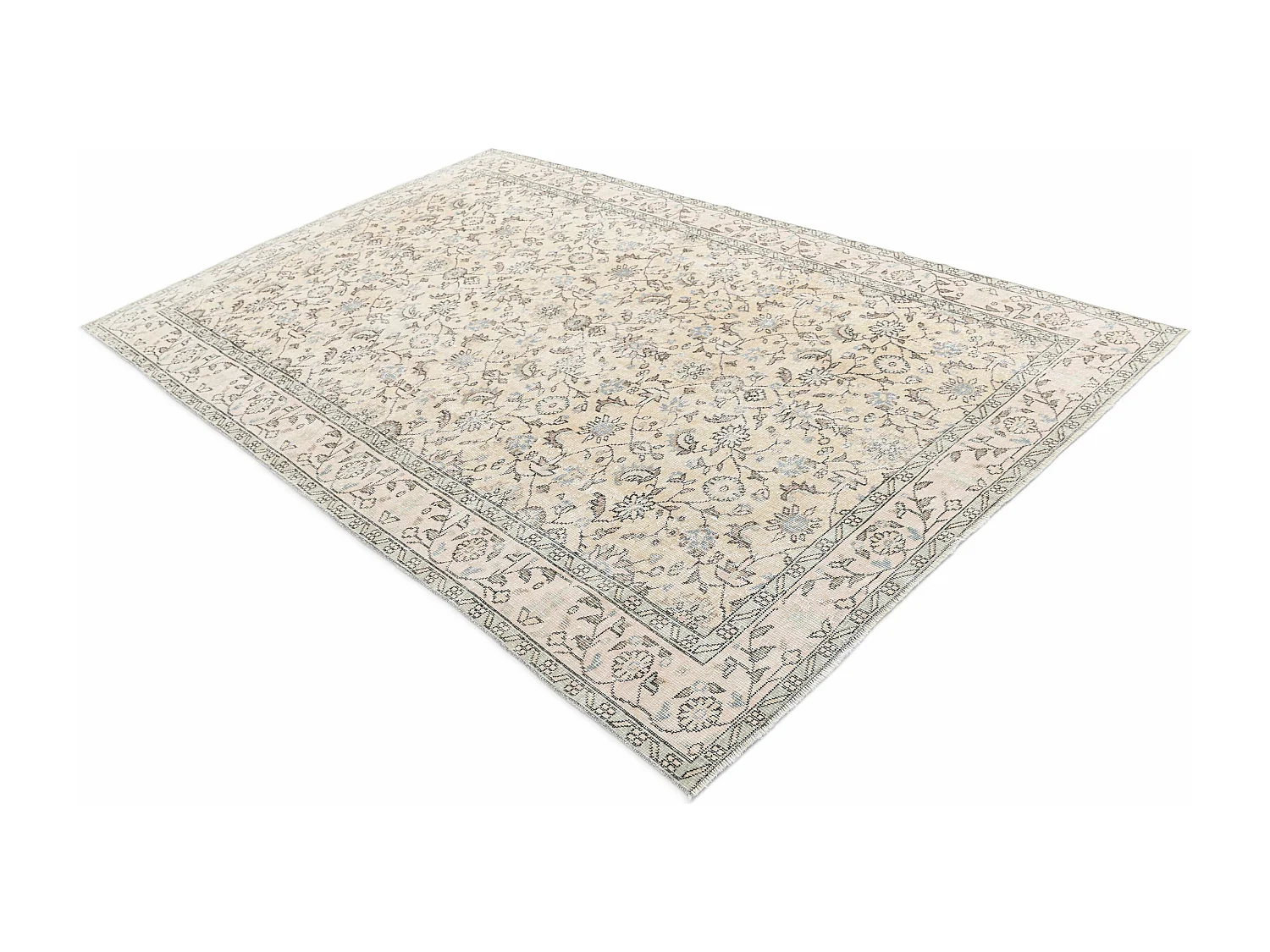 Wollteppich 170x274 Beige Ultra Vintage