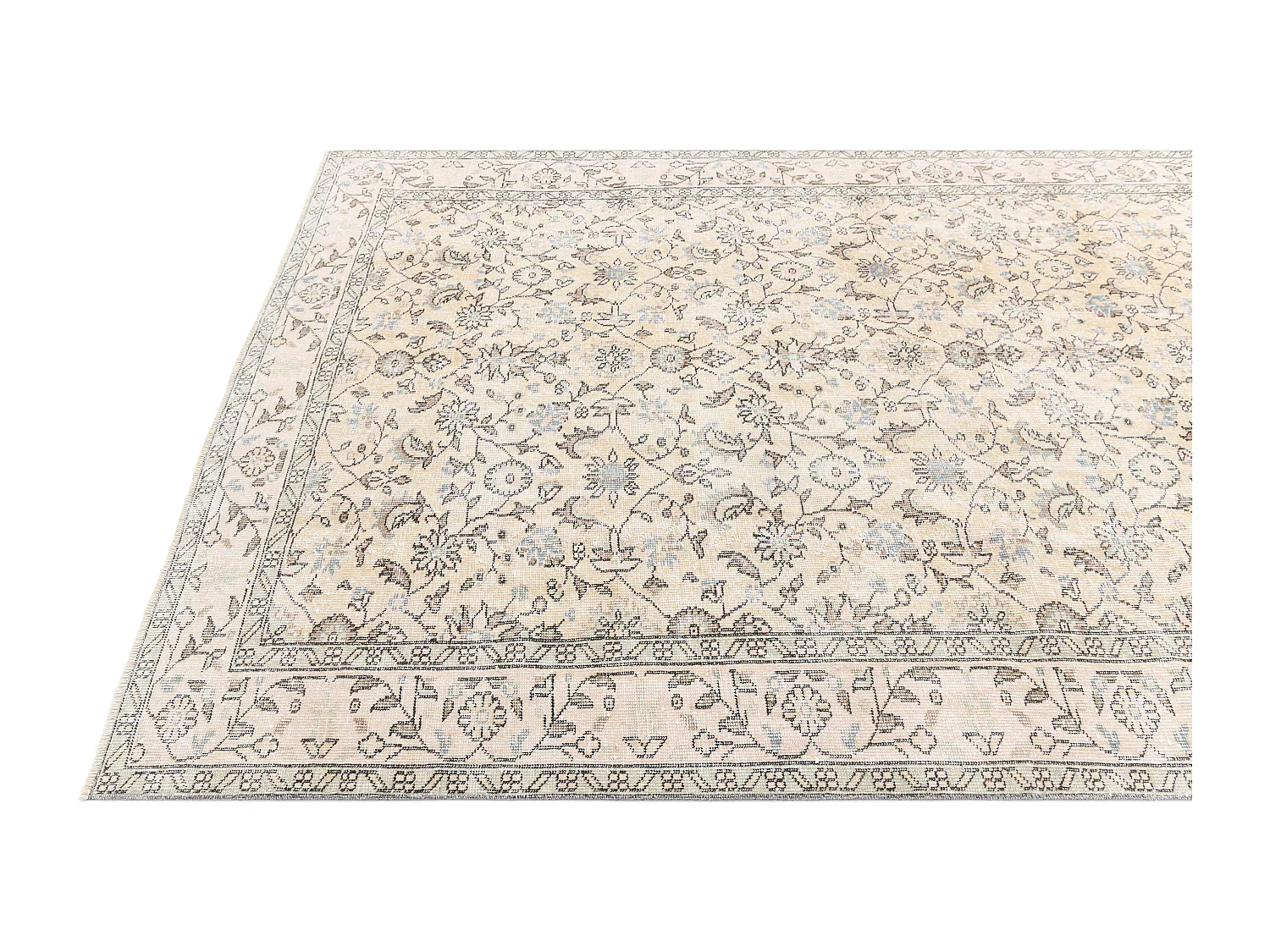 Wollteppich 170x274 Beige Ultra Vintage